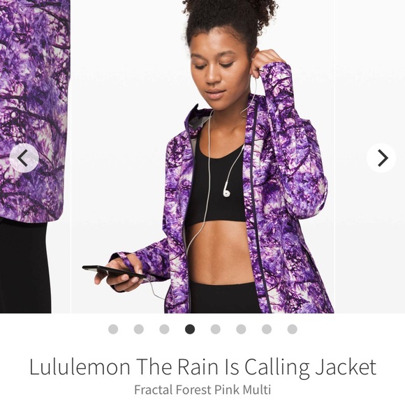 Lululemon the Rain is Calling Seawheeze jacket - Picture 2 of 10